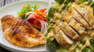 เมนูอกไก่