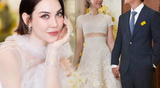 ชุดแต่งงานดารา