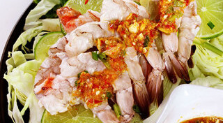 กุ้งแช่น้ำปลา