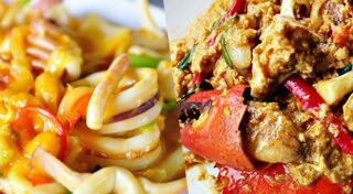 เมนูผัดผงกะหรี่