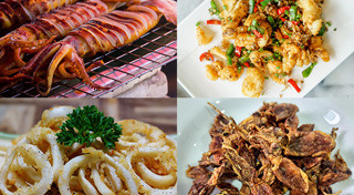 เมนูปลาหมึก