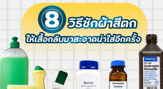 วิธีซักผ้าขาว