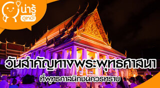วันสำคัญทางพระพุทธศาสนา