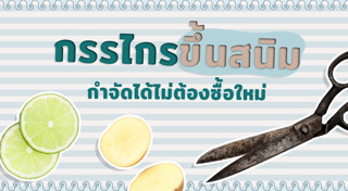 วิธีกำจัดคราบสนิม