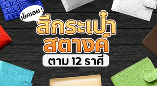 สีกระเป๋าสตางค์