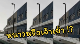 เสาไฟฟ้ากลางถนน