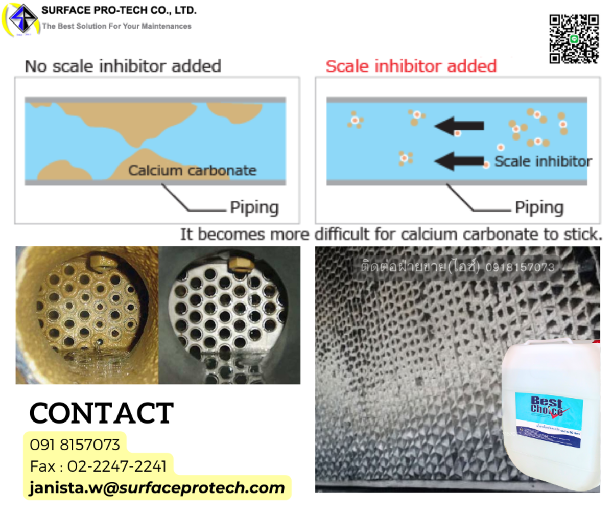 Best Choice Scale inhibitor น้ำยาป้องกันตะกรัน ลดการสะสมหินปูนและสนิม ...