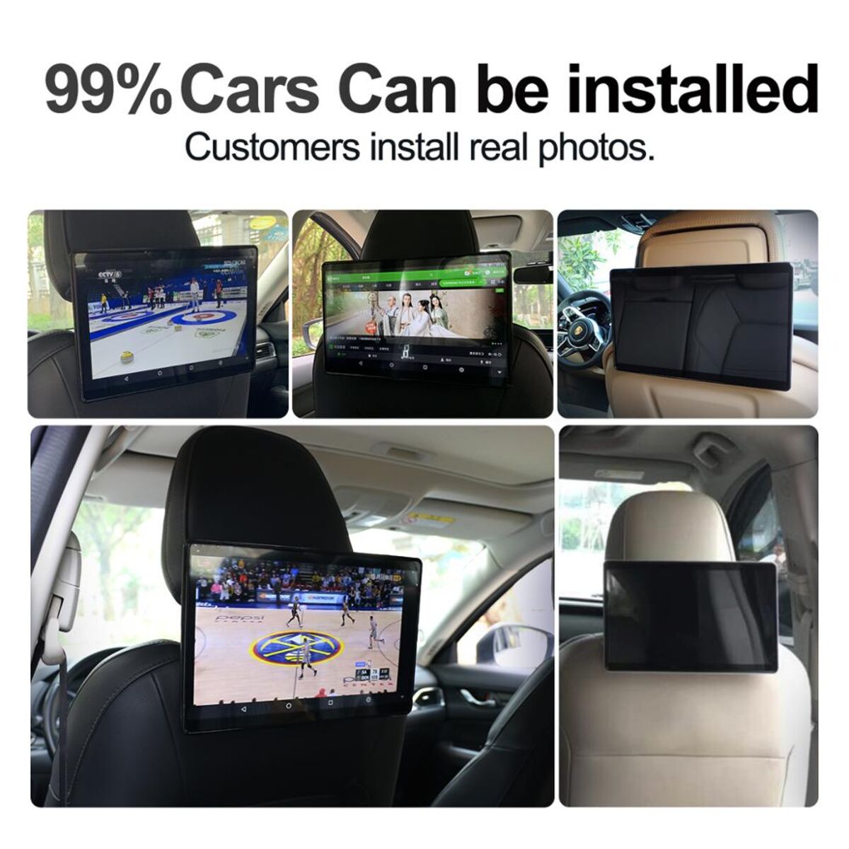 11 inch Android Car Headrest Multimedia Player HD Touchscreen AUX