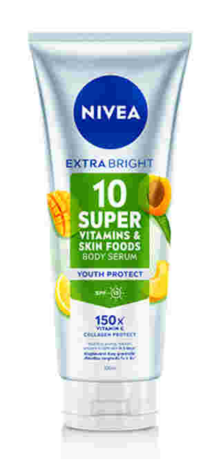 NIVEA Extra Bright 10 Super Vitamin & Skin Foods Body Serum Youth Protect