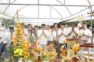 งานบวงสรวงหนัง พี่นาค 5 บรรยากาศ