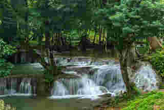 ที่เที่ยวน้ำตกกาญจนบุรี น้ำตกเกริงกระเวีย