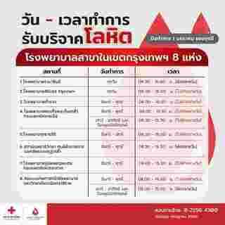 บริจาคเลือด กทม.