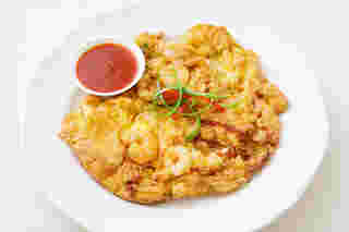 เมนูไข่เจียวกุ้ง