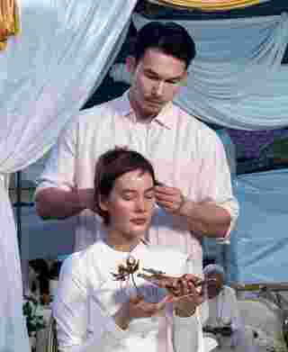 อั้ม อธิชา ร่วมพิธีบวช เจนี่ เทียนโพธิ์สุวรรณ