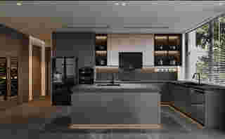 ห้องครัวสไตล์ Modern Industrial