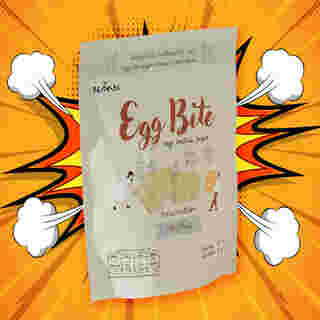 ขนมเพื่อสุขภาพ Egg Bite ขนมข้าวอบกรอบไข่ขาว