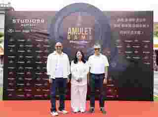 บรรยากาศพิธีบวงสรวงหนัง The Amulet Game โคตรเหลี่ยม เกมส์โกงเซียน
