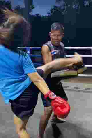 ซ้อมมวยไทย