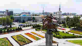 คีร์กีซสถาน เมืองบิชเคก (Bishkek) เมืองหลวงของประเทศ
