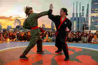 การผสมผสานกังฟูและคาราเต้ใน Karate Kid: Legends