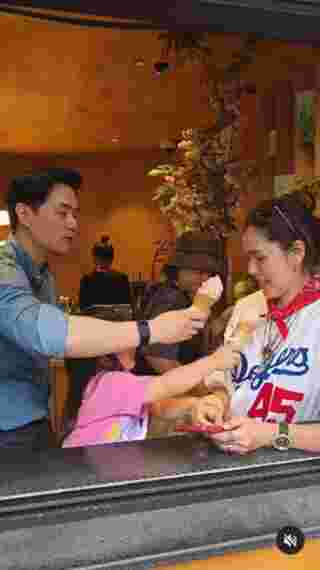 น็อต วิศรุต เสิร์ฟหวาน ชมพู่ อารยา กลางเซี่ยงไฮ้