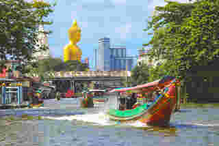 นั่งเรือเที่ยวคลองภาษีเจริญ