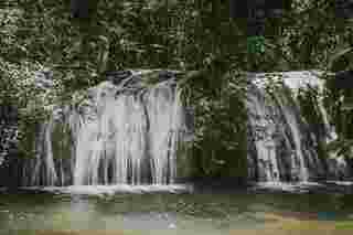  ที่เที่ยวน้ำตกกาญจนบุรี น้ำตกสะพานลาว