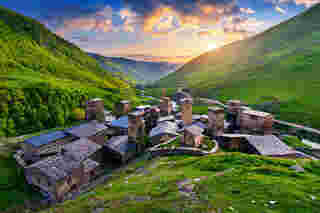 หมู่บ้าน Ushguli