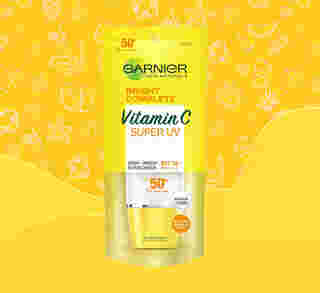 Garnier Bright Complete Super UV SPF50+ PA++++ ครีมกันแดดทาหน้า