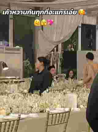 วิล ชวิณ เบลล่า ราณี ควงคู่ร่วมงานแต่งงานเพื่อนฝ่ายชาย