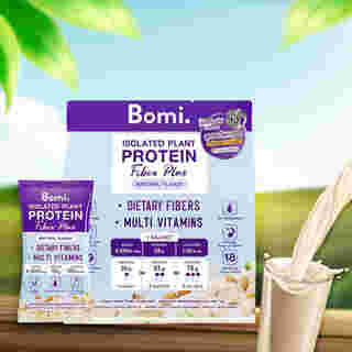 โปรตีนพืช Bomi Isolated Plant Protein Fiber Plus
