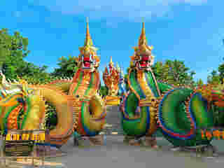 สวนนันทนา ขอนแก่น ไหว้องค์พญานาค