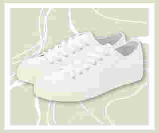 Muji Walk-Support Water Repellent Sneakers รองเท้าผ้าใบสีขาวผู้หญิง 2023