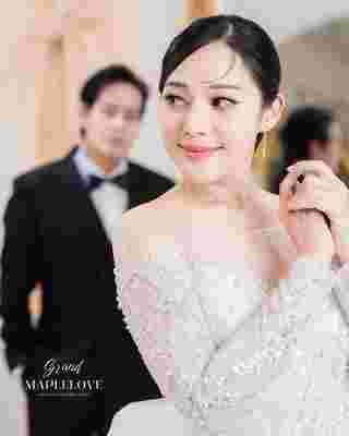 ทับทิม ไทด์ สวมชุดแต่งงาน ถ่ายภาพพรีเวดดิ้งสุดโรแมนติก