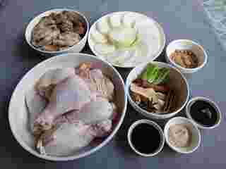 ส่วนผสมก๋วยเตี๋ยวไก่