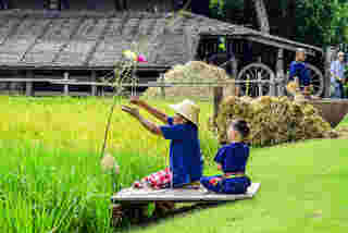 ที่เที่ยวธรรมชาติ ใกล้กรุงเทพฯ เที่ยวช่วงปิดเทอม ศูนย์เรียนรู้วิถีชีวิตและจิตวิญญาณชาวนาไทย (นาเฮียใช้) จังหวัดสุพรรณบุรี