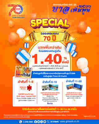 สลากออมทรัพย์ ธอส. ชุดขาลเพิ่มพูน ปี 2566 