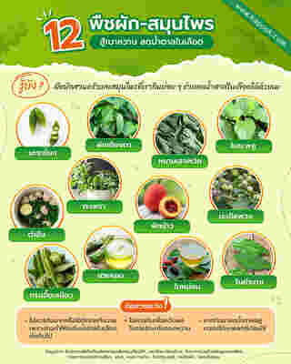 ผักลดน้ำตาลในเลือด