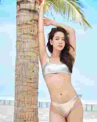 โม อมีนา นุ่งทูพีซ โชว์หุ่นแซ่บ ! ต้อนรับวันไหลสงกรานต์ที่บางแสน