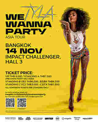 TYLA WE WANNA PARTY ASIA TOUR in Bangkok
