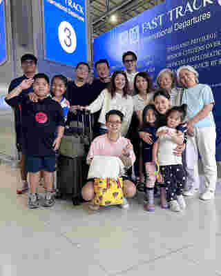 ณัฏฐ์ เทพหัสดิน ยกครอบครัวบินไปสหรัฐอเมริกา