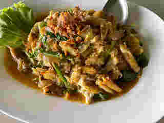 ร้านเมนูไข่เจียวปู ร้านเปลญวน