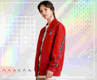 Mc เสื้อแจ็คเก็ตบอมเบอร์ รหัส MJCP061 เสื้อกันหนาว ผู้หญิง
