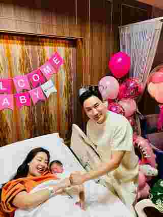 พราวฟ้า การัญชิดา คลอดลูก