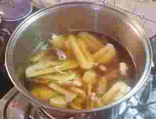 วิธีทำ หน่อไม้จีนต้มซี่โครงหมู