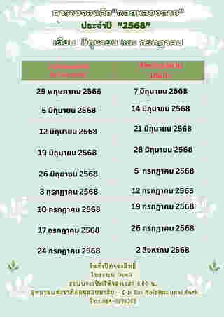 ดอยหลวงตาก 2568 ตารางจองขึ้นเขา