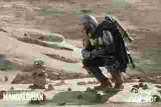 ภาพ เปโดร ปาสคาล ในบท ดิน จาริน จากซีรีส์ The Mandalorian