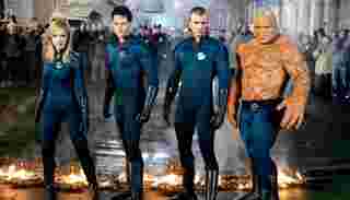โปสเตอร์หนัง Fantastic Four ปี 2005 ทีมซูเปอร์ฮีโร่ Marvel รุ่นแรก