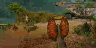 หนัง jurassic world rebirth ไดโนเสาร์ Dilophosaurus