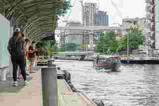 การเดินทางไปราชมังคลากีฬาสถาน ด้วยเรือคลองแสนแสบ 